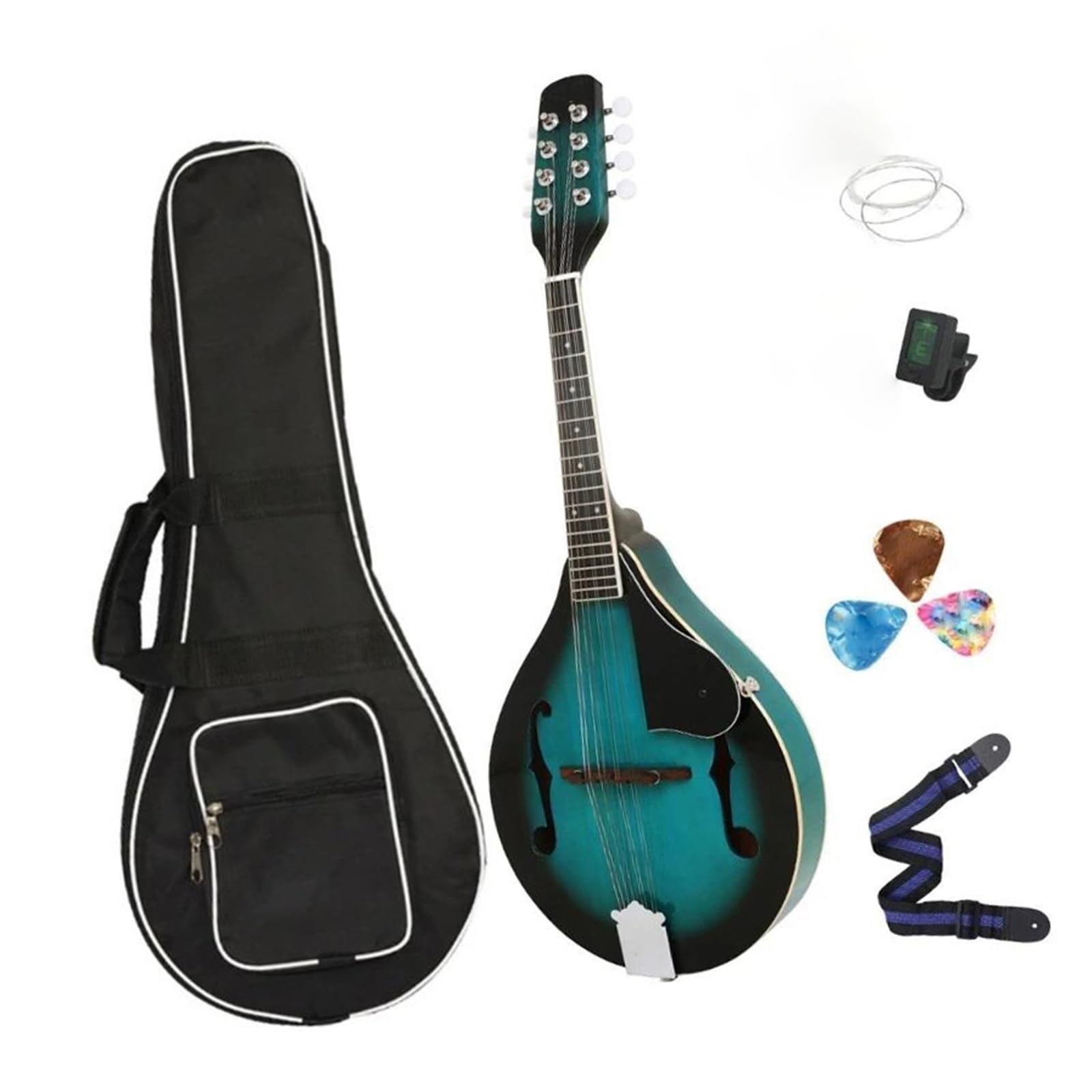 Instrumento Mandolina Mandolina Acústica De 8 Cuerdas Para Principiantes De Madera De Tilo