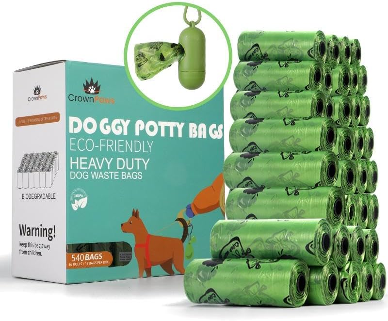 Doki Dog Poo Bags, 300 Counts Biodegradable Pet Waste Bags include 1
