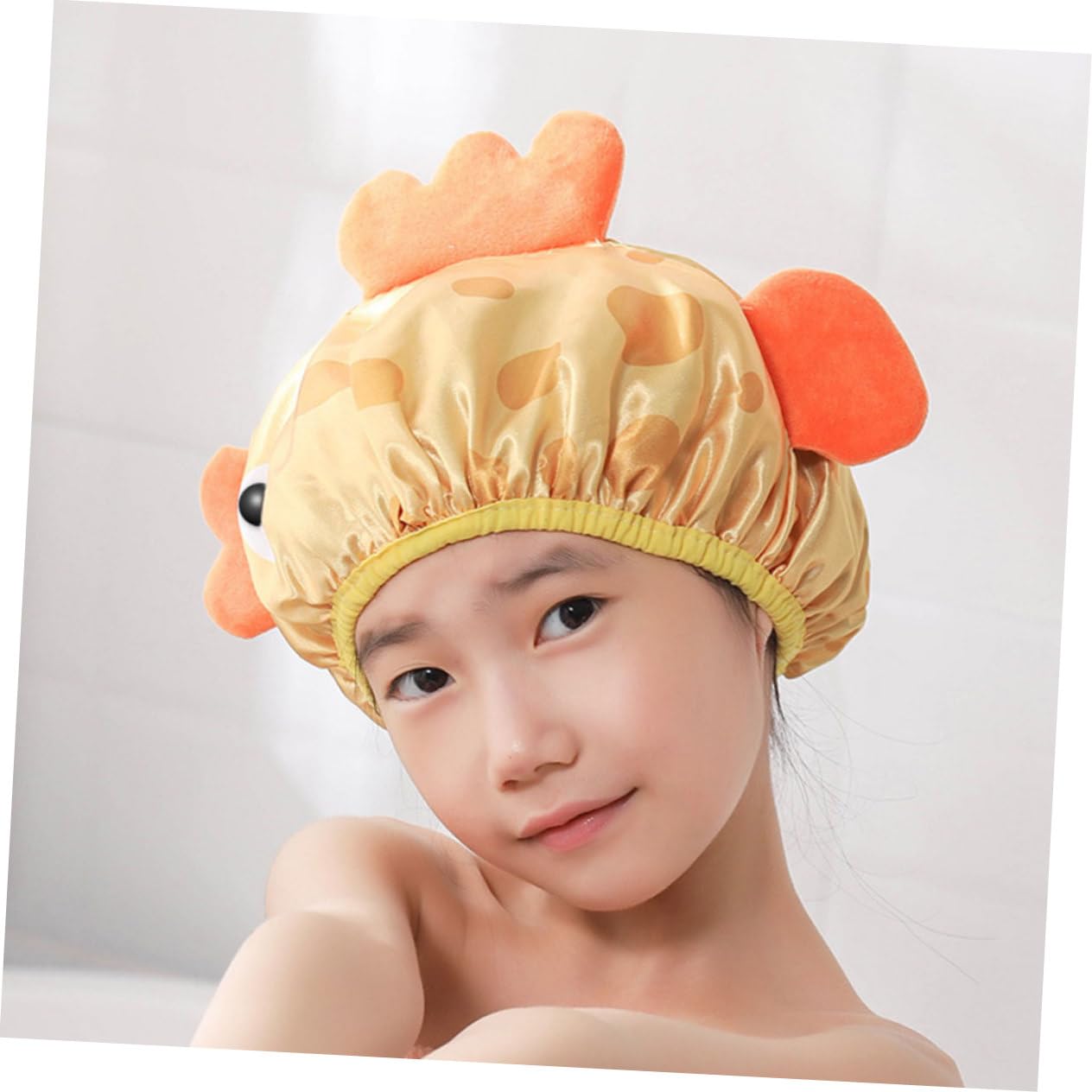 ibasenice 10piezas Gorro De Baño Infantil Gorro De Ducha De Dibujos Animados Para Niñas y Niño Niña Protección Capilar Cama Cómodo y Reutilizable