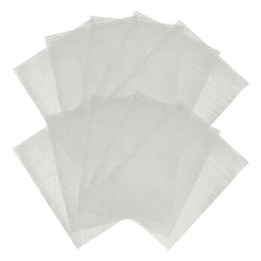 Gatuida 10 Pcs red de reparación de automóviles soldador de plástico soldadura de plastico soldadura de plásticos malla de alambre soldada malla de alambre de acero malla metálica Silver