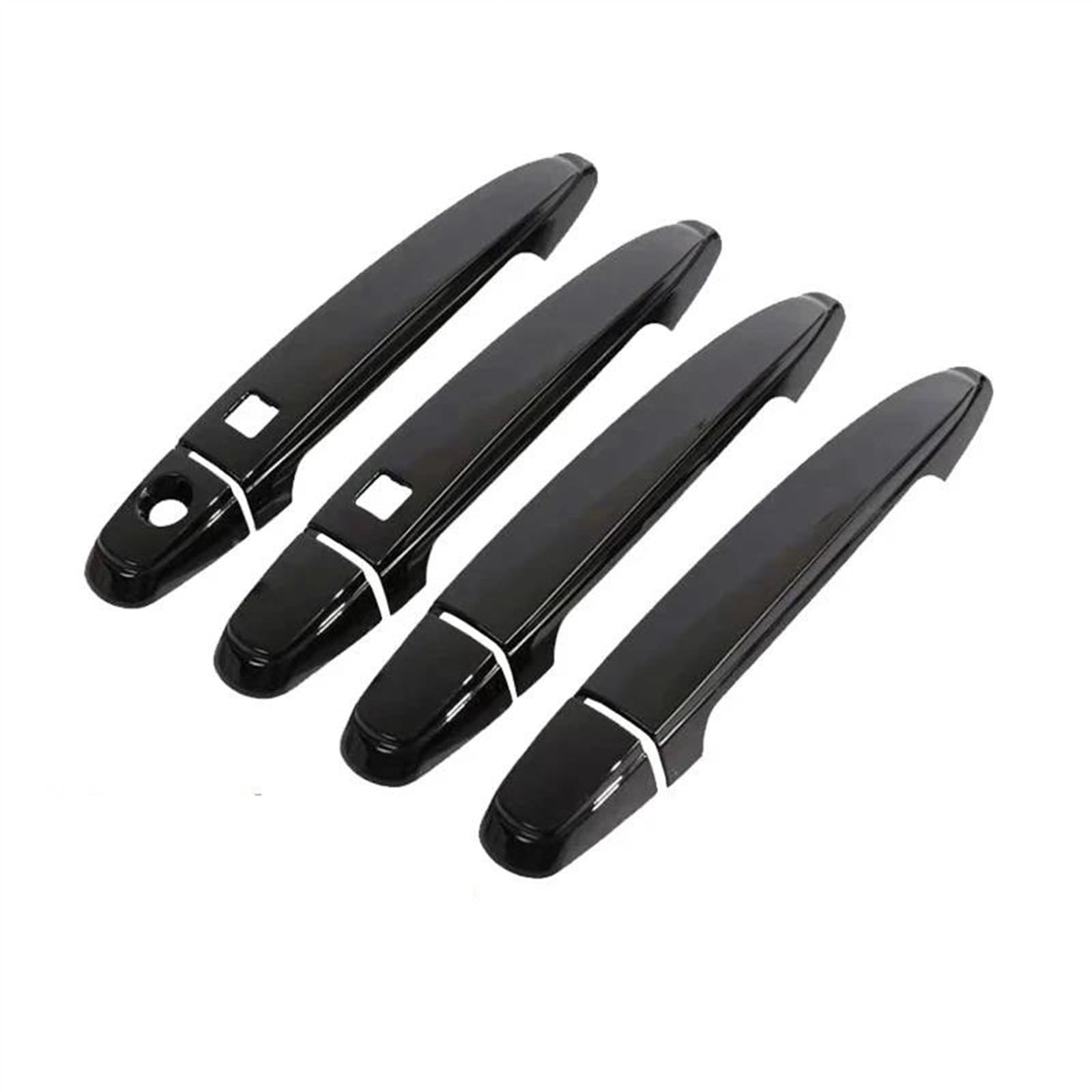 Csspdm Black D Car Door Handles Covers Exterior Scratch Protective For Toyota For Camry 40 For Daihatsu-Altis Xv40 2007~2011(Black D)