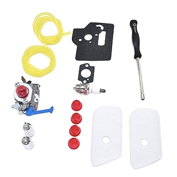 545081848, Practical Tool Perfect Matching C1Q-W40A Reliable Carburetor Air Filter Kit Carburetor Set Wear-Resisting for Home for Garden