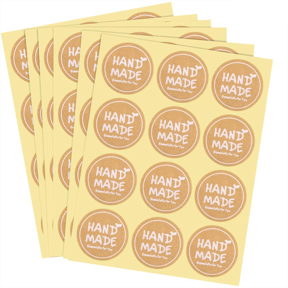 Buy 120Pcs Handmade Stickers Labels,3.5CM Round Envelope Seal ...