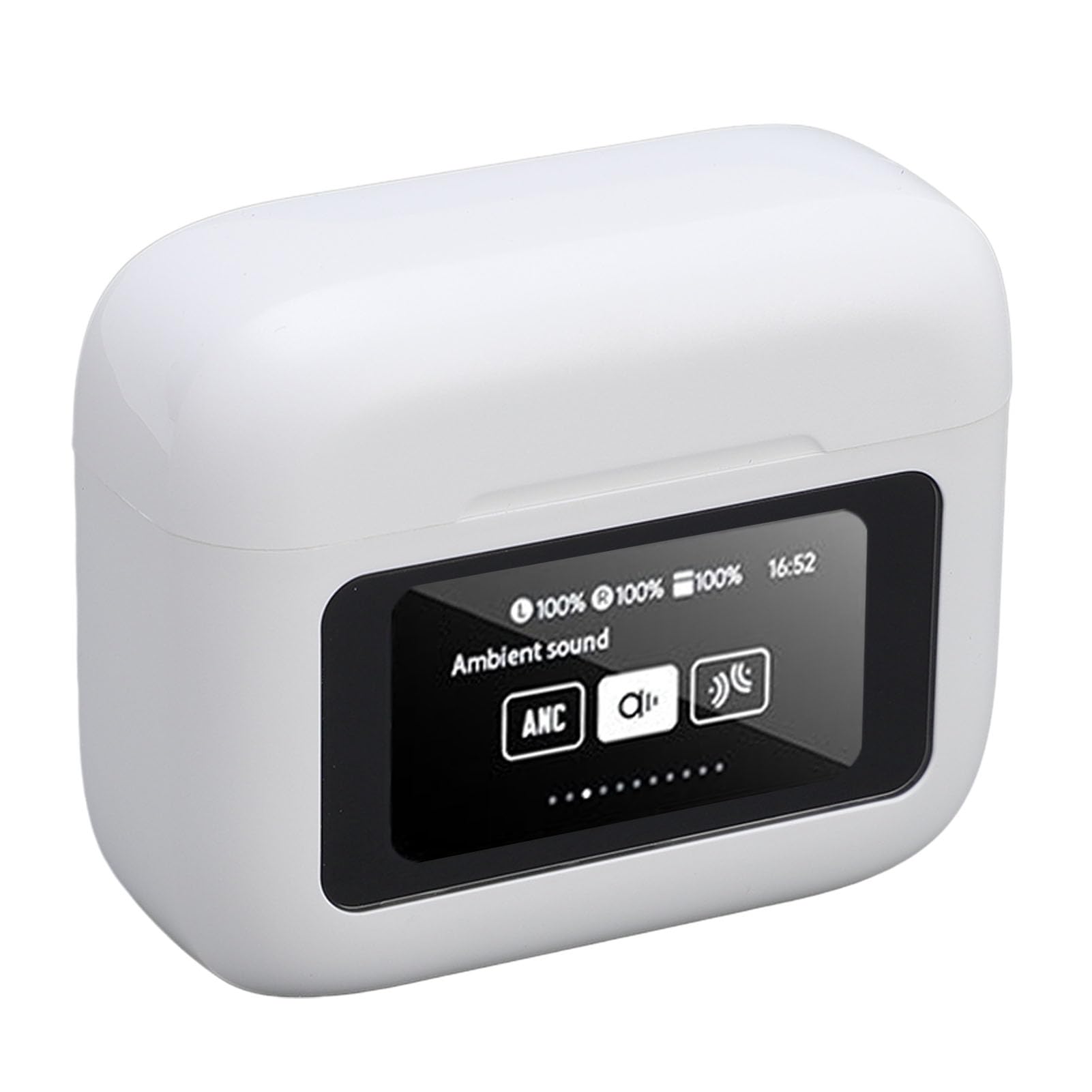 Auricolari Traduttore Bidirezionale 144 Lingue |Traduzione Wireless Bluetooth 5.4 con APP Touch Control per l'apprendimento di Viaggi d'affari Bianco (WHITE)