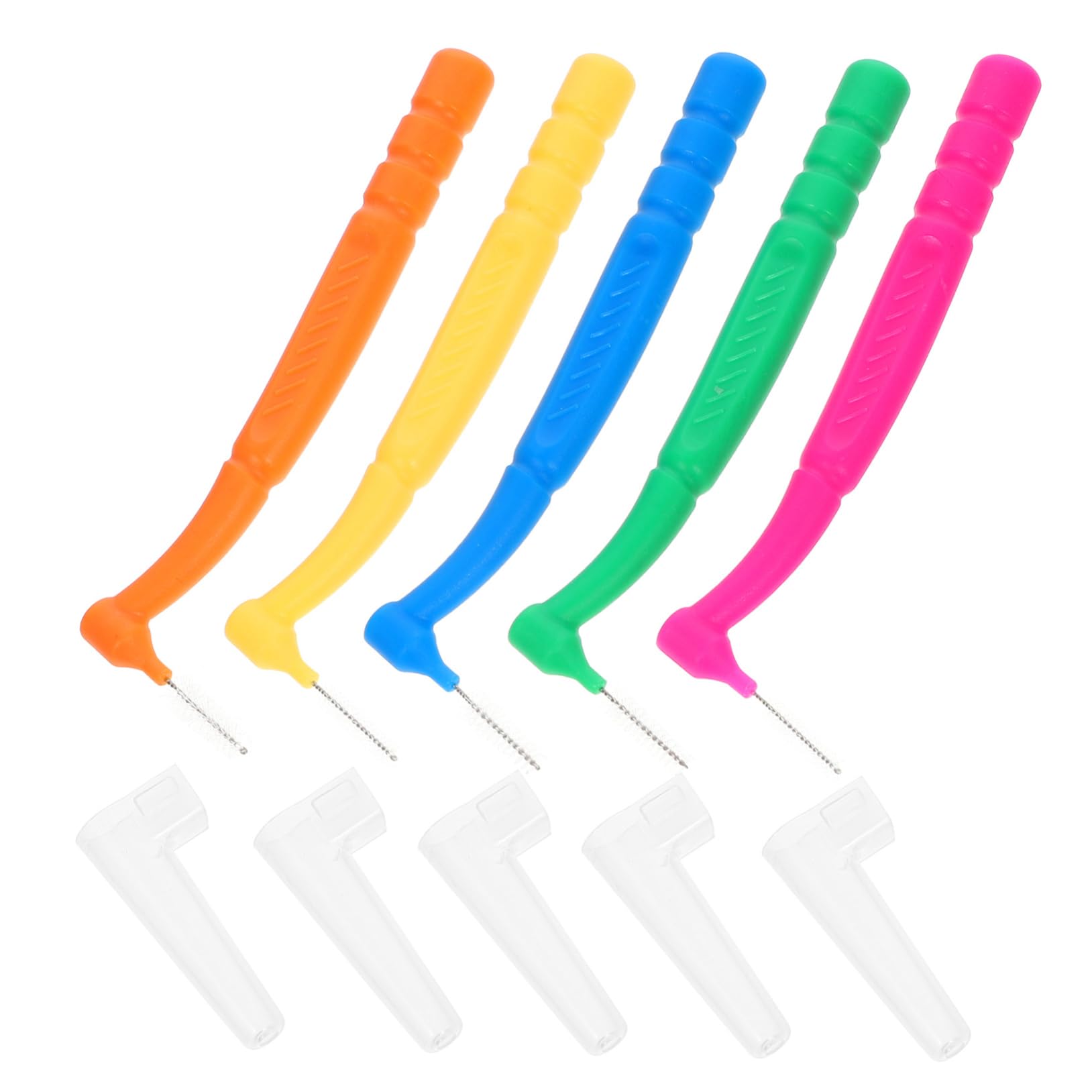 Healvian 250pezzi Spazzolini Interdentali Shape Per Pulizia Denti Di Colori Accessorio Multi-funzione Per Igiene Orale e Pulizia Di Piccole Fessure