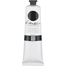 Gamblin G2212 150ml Artists Grade Oil Color - Chromatic Black