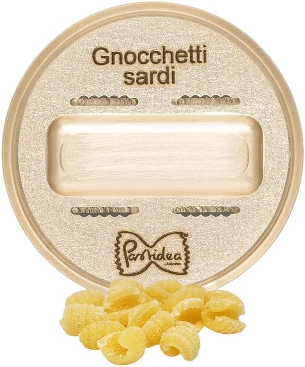 Pastidea - Bronze die - Sard. Gnochetti 10 mm - compatible with Kenwood Pasta Fresca or with adapter in the pasta maker Avance / 7000 series and other pasta machines