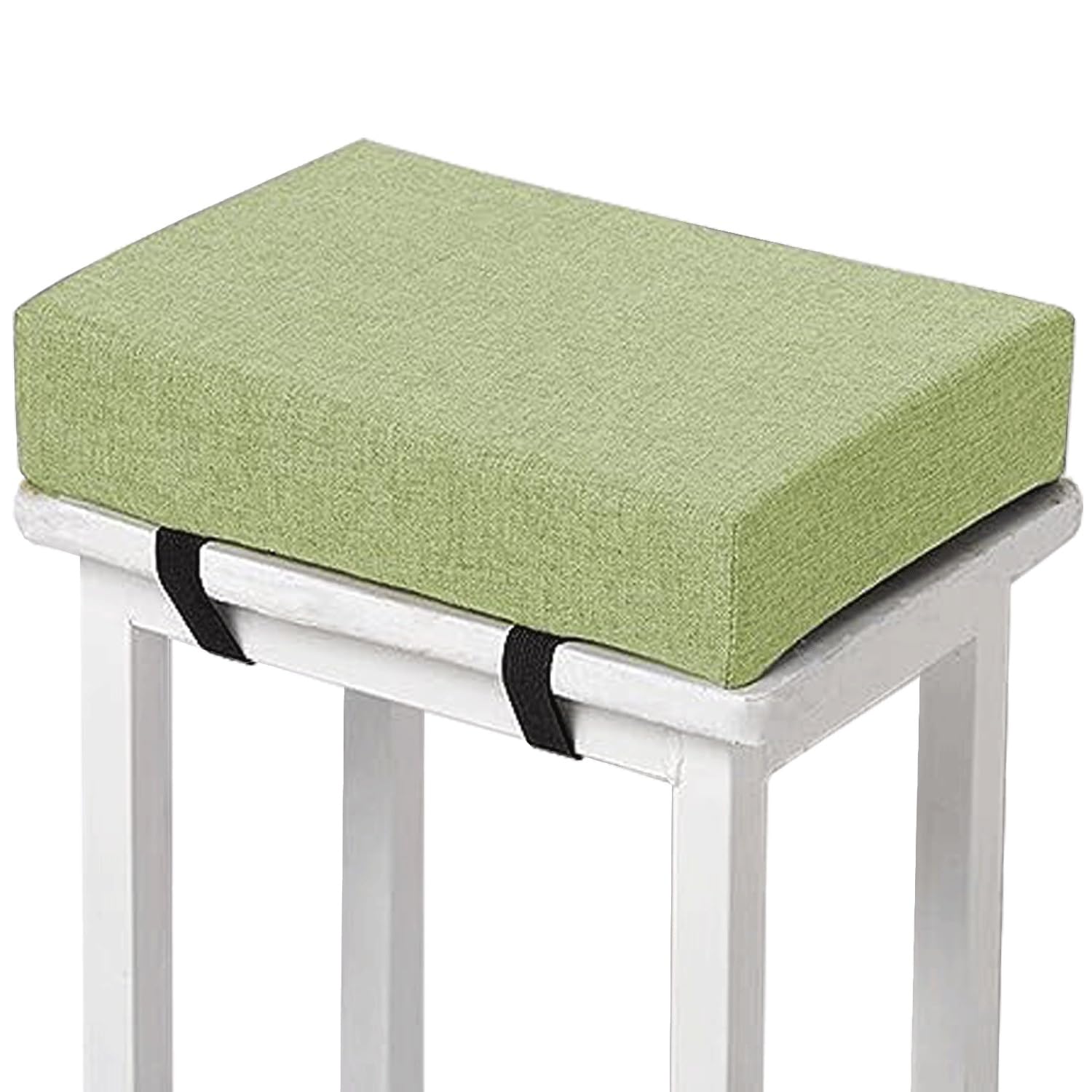 Memory Foam square Seat Cushion3/ 5/8cm thick,35/40/45/50cm rectangular Stool Cushion,Anti - Slip, Seat Cushion seat pads dining chairs with Removable Cover for Kitchen Bar Chairs(H6,1pc 24x34x3cm)