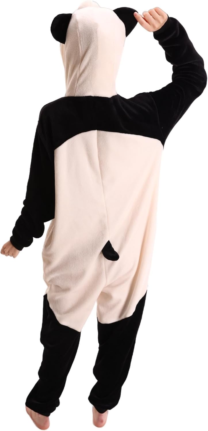 COSUSKET Snug Fit Unisex Adult Onesie Pajamas, Flannel Cosplay Animal One Piece Halloween Costume Sleepwear Homewear - Image 8