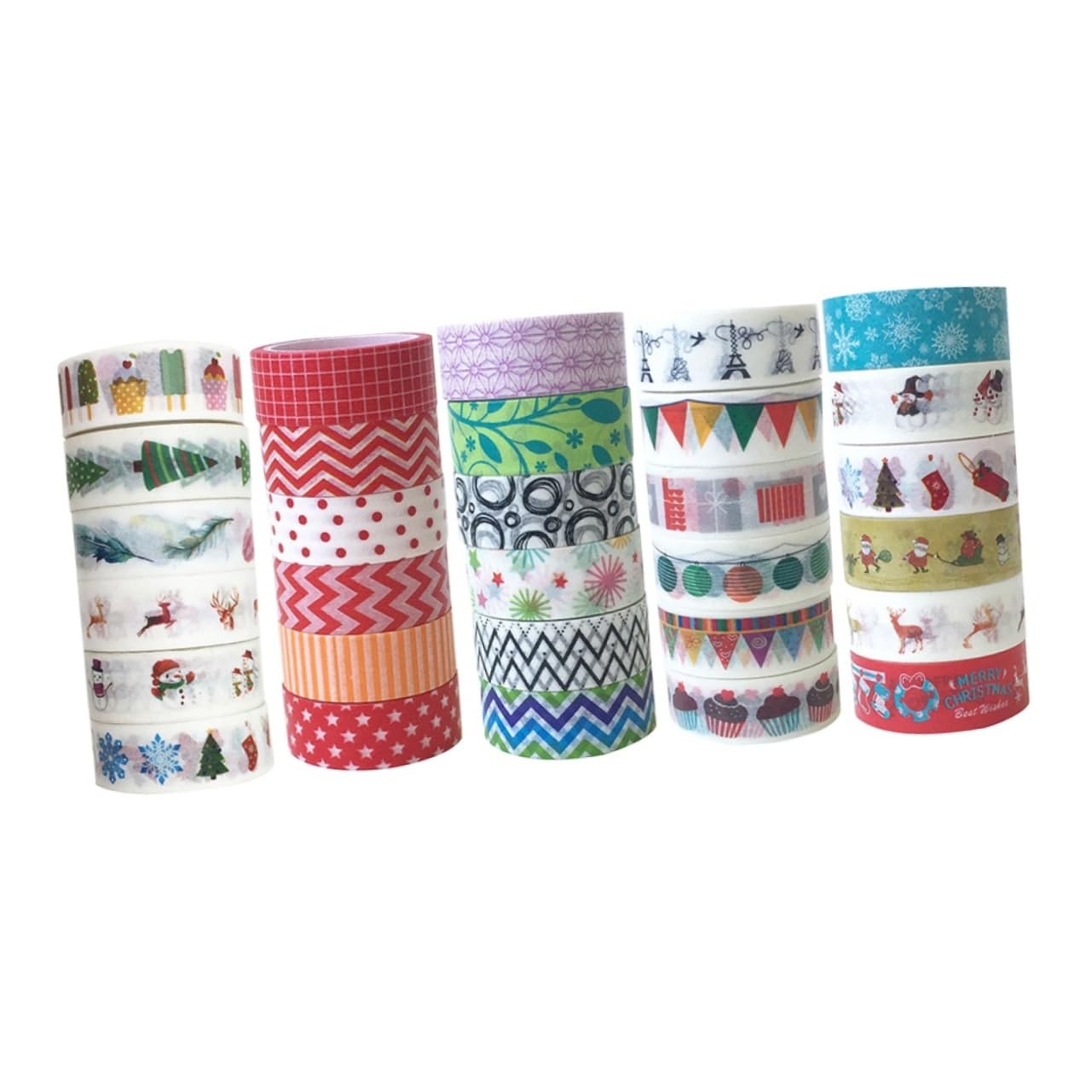 Ozdoby świąteczne, taśma papierowa Washi 90 rolek vintage chińska japońska taśma świąteczna taśma dekoracyjna wakacyjna taśma Washi kreatywna taśma papierowa Washi japoński papier ręka A