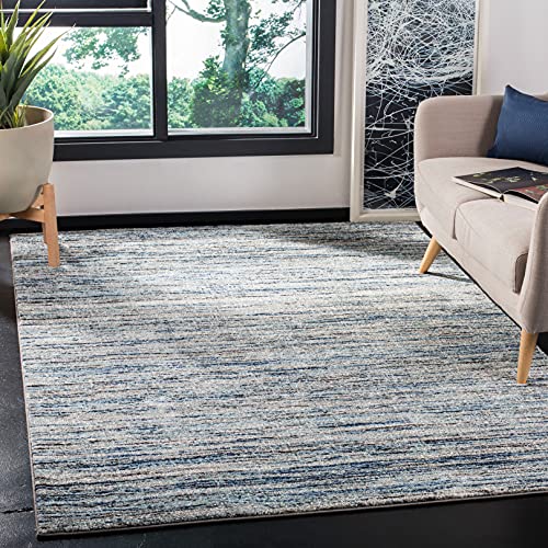 Tapete Decorativo Safavieh 8' x 10' Azul/Gris miniatura 1