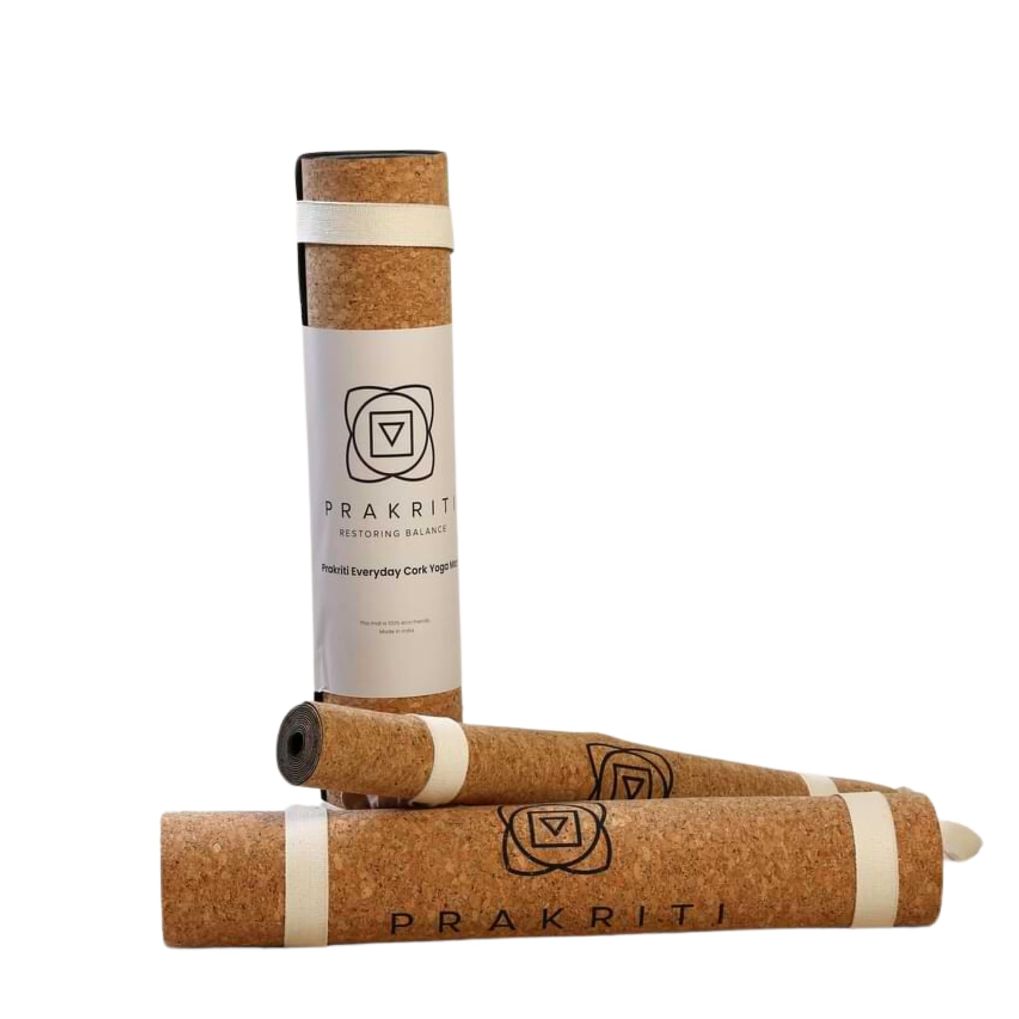 Prakriti EVERYDAY CORK YOGA MAT with Cotton Carrying Strap & Cotton Yoga Bag | Designed by Yoga Teachers (B0D1MM55K7) Amazon Price History, Amazon Price Tracker