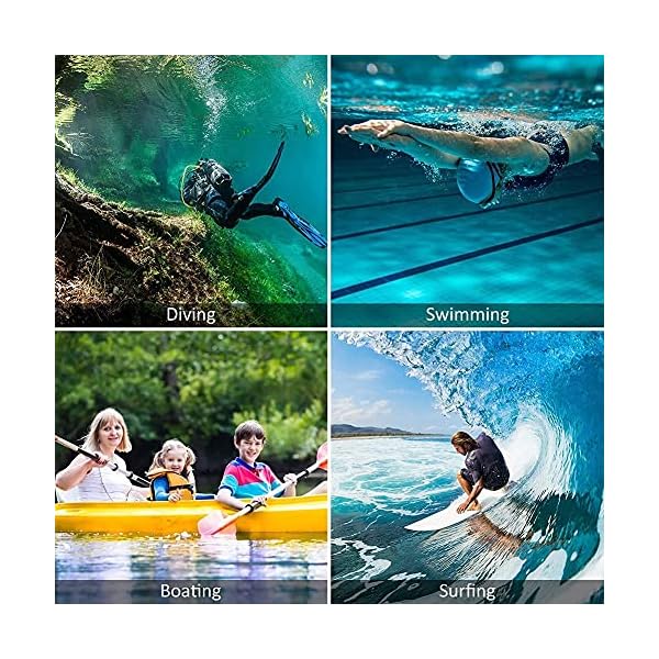 Unterwasserkamera wasserdichte Digitalkamera - 16X Digitalzoom Wasserdicht Kamera - 2.7K FHD Action-Kamera - 48 MP… – Bild 3