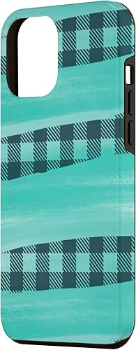 Miniatura 2 de Funda a cuadros para iPhone 13 Pro Max Pretty Teal TURQUESA SOUTHERN WESTERN