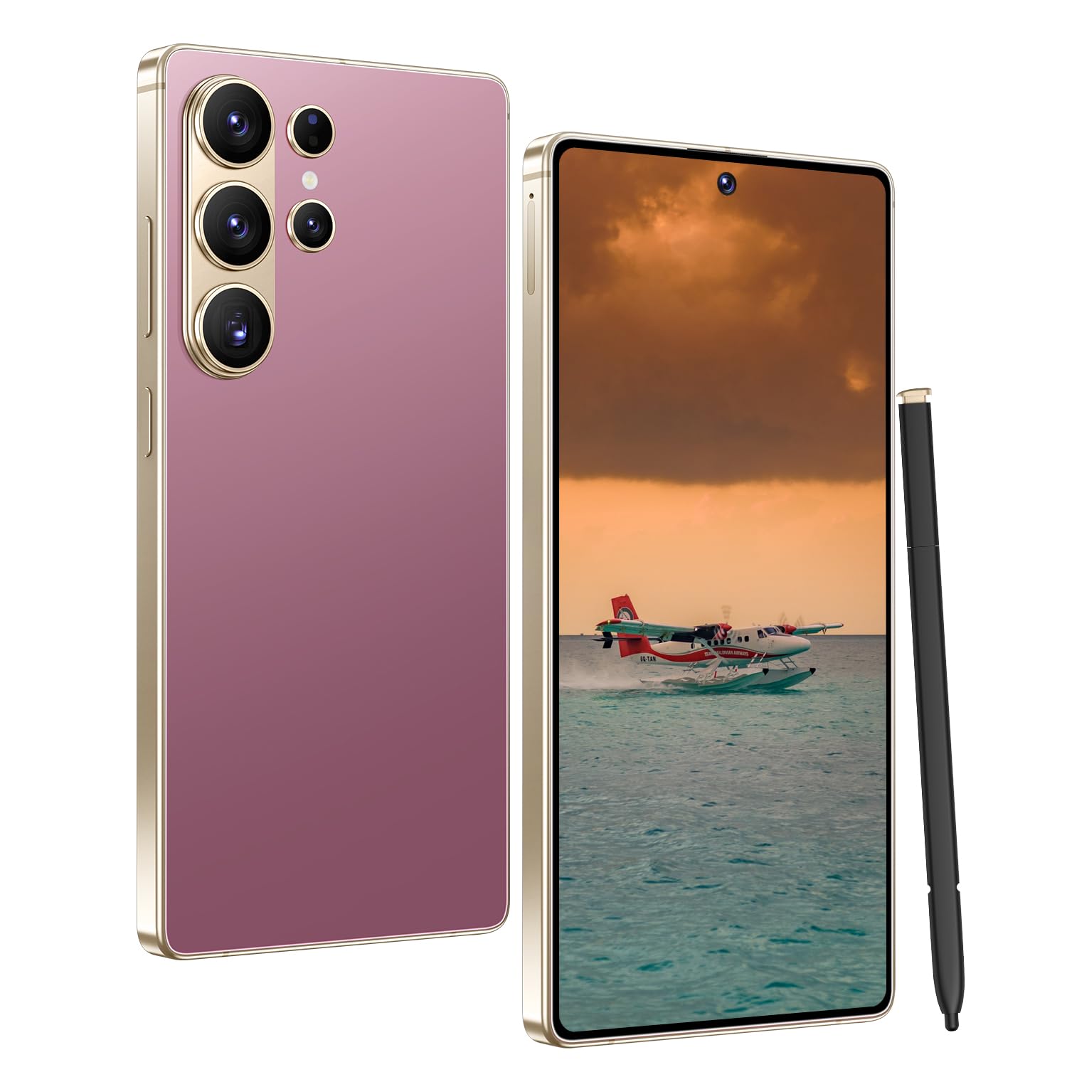 26 Ultra 16+1TB Smartphone -6.99-inch Display, Built-in Pen,Android 15, 7000mAh Battery, 68MP+108MP Dual Camera/Dual SIM/Fingerprint Lock/Face (Rose)