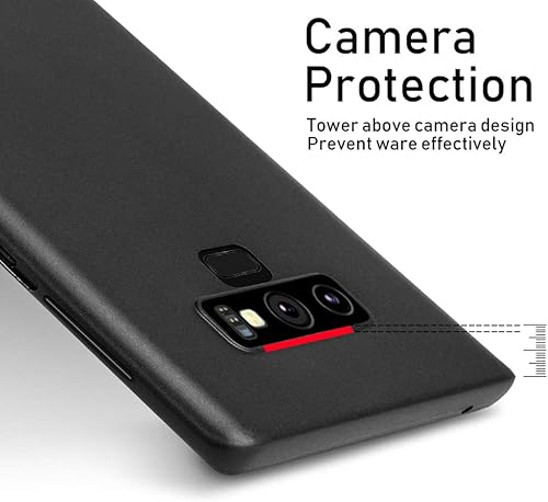 Miniatura 4 de SNOSHO Funda delgada para Samsung Galaxy Note 9, silicona suave de poliuretano termoplástico (TPU), flexible, ligera, de goma, antiarañazos, a