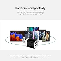 Vista 7 de Cargador de pared USB, bloque de carga, AILKIN 2.1A Multiport Fast Charge Power Brick Cube para iPad, iPhone, Samsung Galaxy, Google Pixel