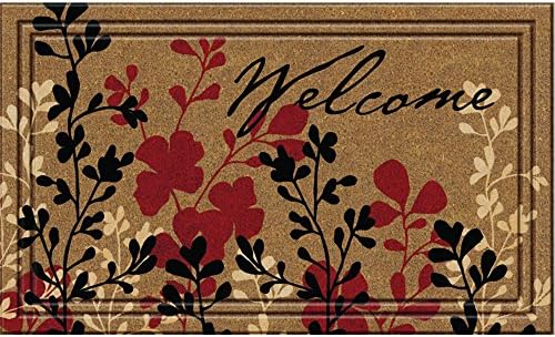 Naturelles Simple Welcome Door Mat, Assorted Styles, 18-inch by 30-Inch (Assorted)
