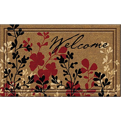 Naturelles Simple Welcome Door Mat, Assorted Styles, 18-inch by 30-Inch (Assorted)