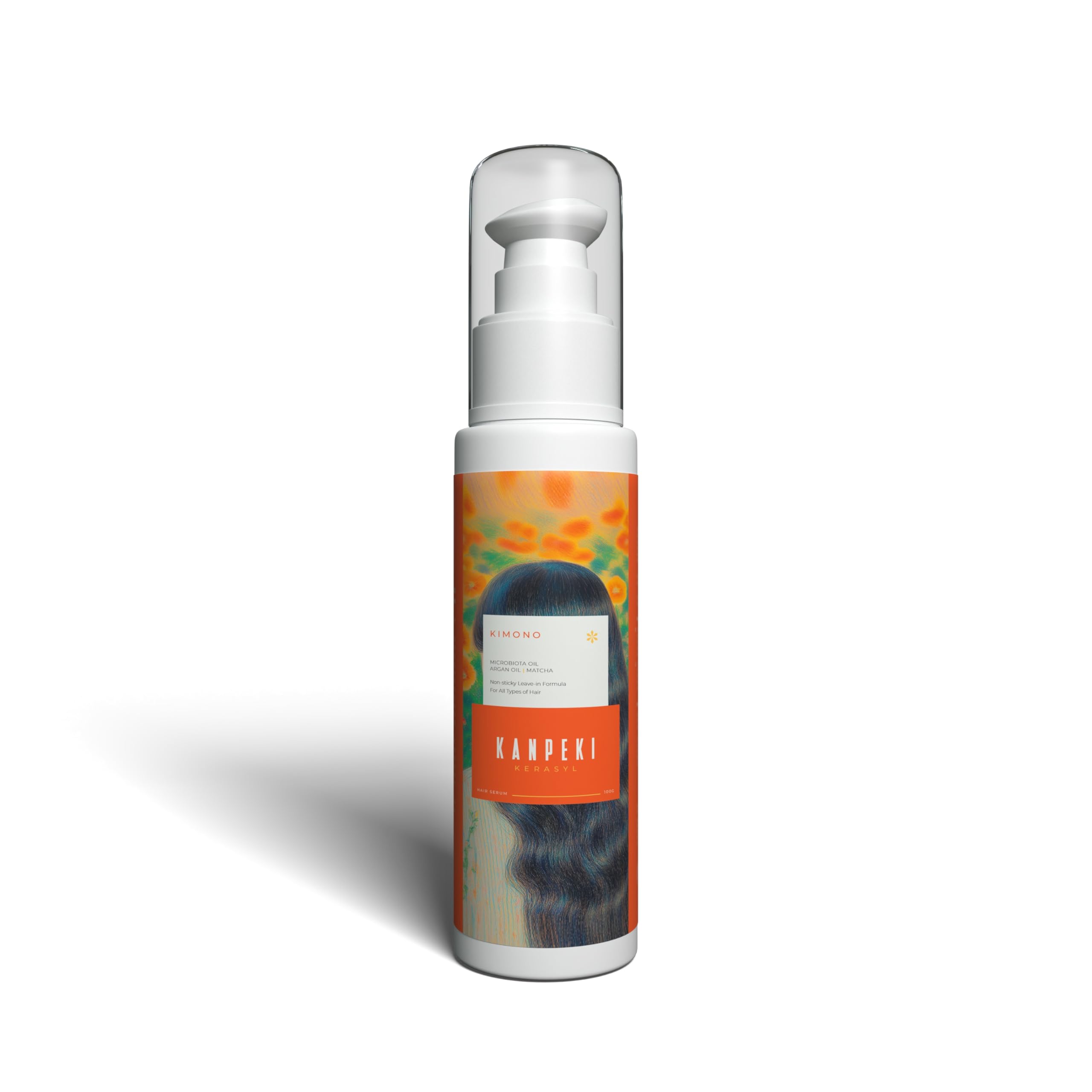 Kanpeki Kimono Hair Serum for Women | Non-Sticky Leave-In Formula with Microbiota Oil, Argan Oil & Matcha | Deep Hydration, Reduces Breakage, Strengthens & Nourishes Hair | 100ml-image-42