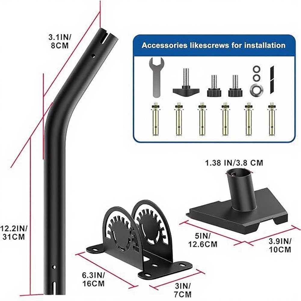 per Starlink Mount per Gen 3: kit da parete e tetto regolabile resistente alle intemperie