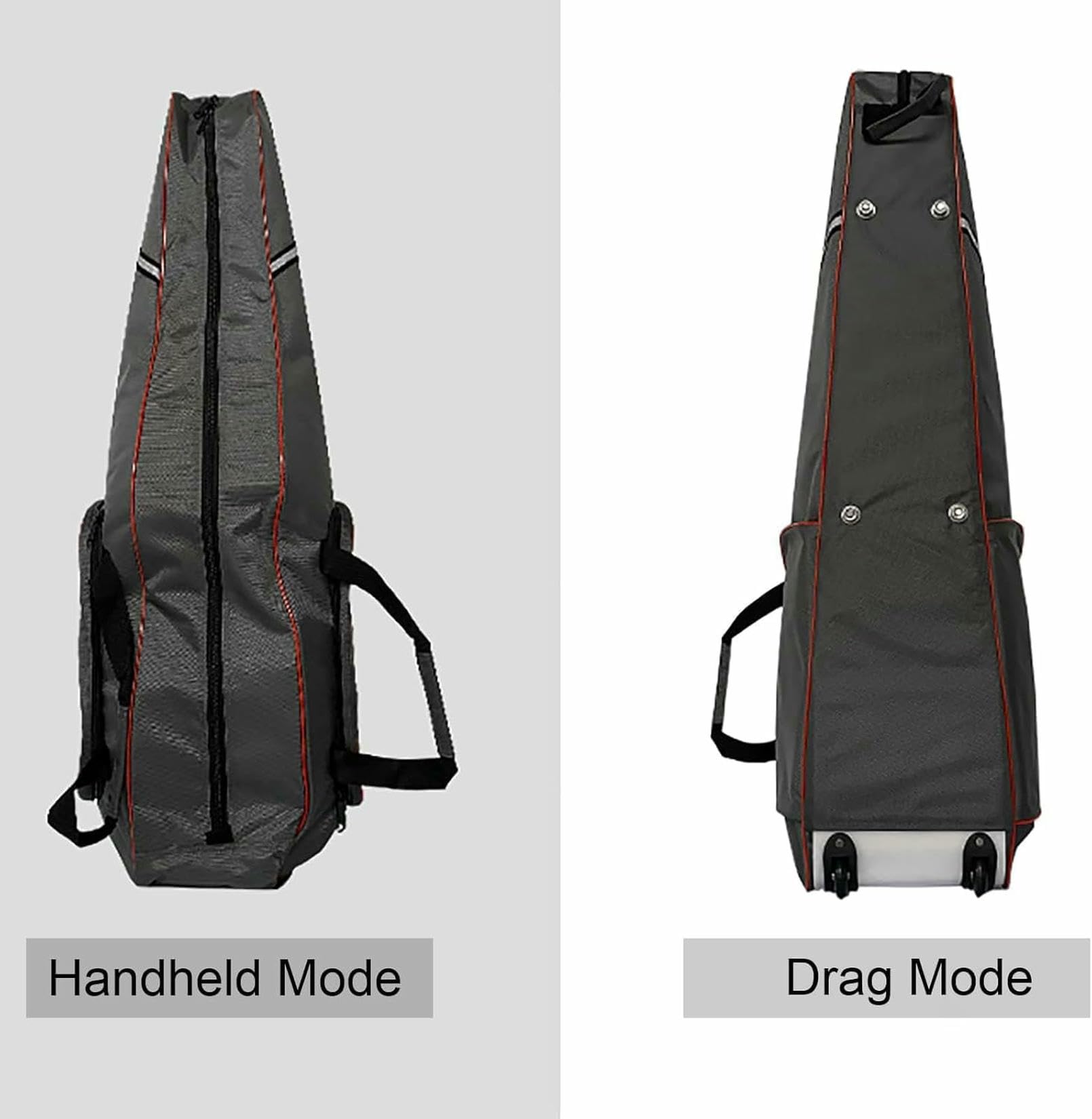 Bolsa de esgrima con ruedas – Bolsa de espada portátil resistente al desgaste impermeable para equipamiento de aluminio, espada y sable