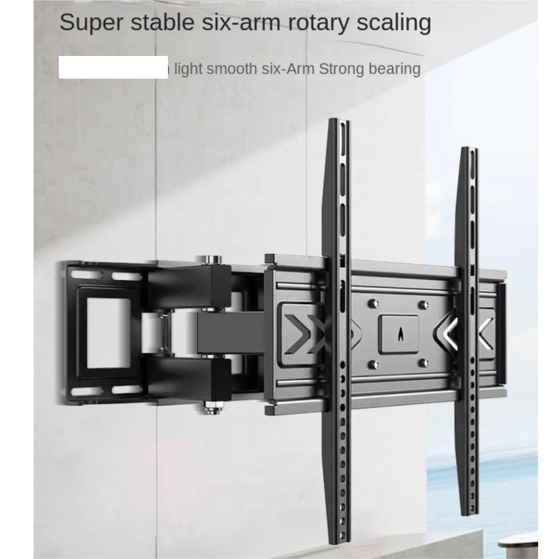 Supporto TV Supporto TV Telescopico per da 32 A 65 Pollici Staffa Sospesa Regolazione Altezza Inclinabile E Girevole A Parete Home Cinema
