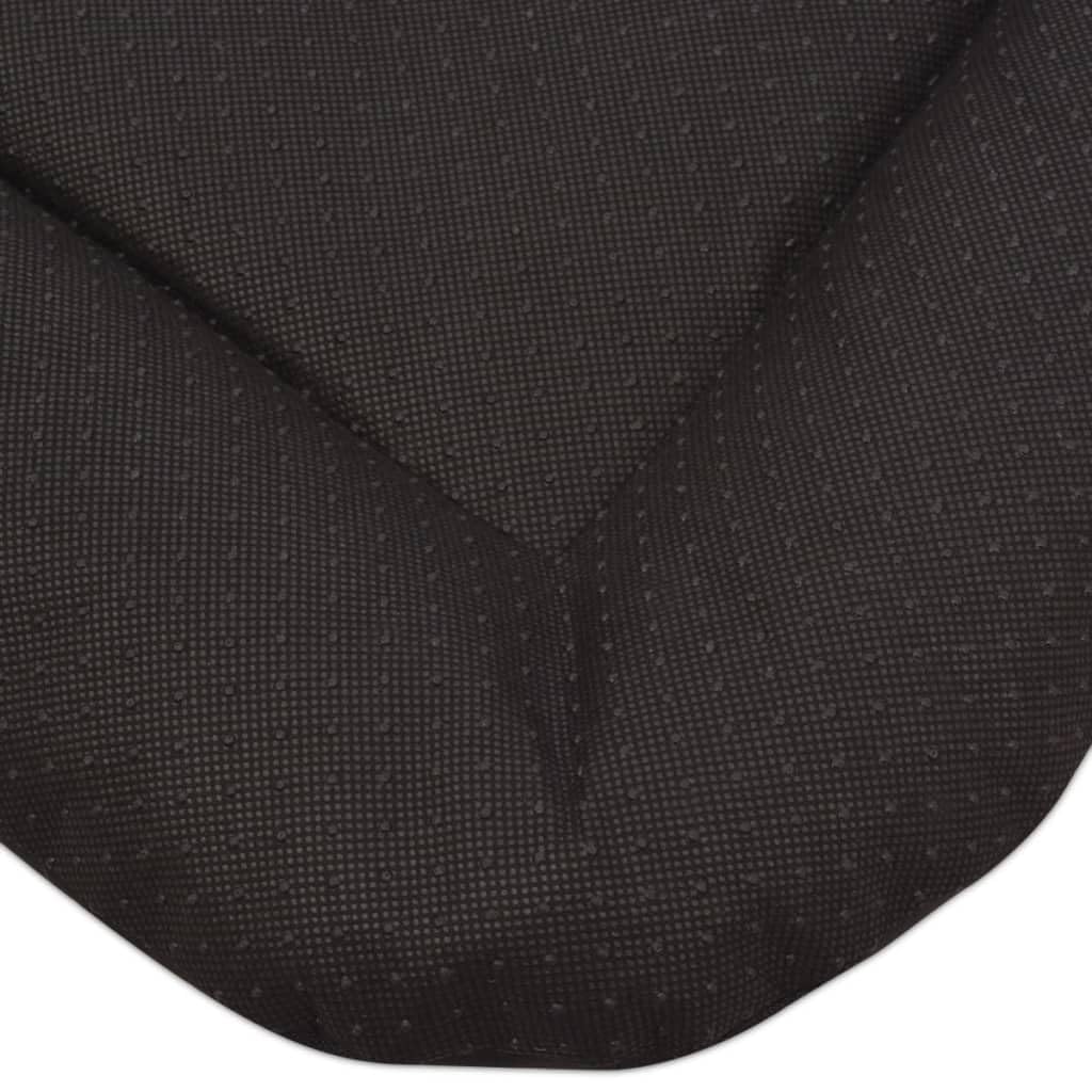 Hundebett Größe L Schwarz, rutschfestes, wasserabweisendes Hundekissen mit Memory Foam, leicht tragbar, ideal für Innen- und Outdoor-Reisen, gemütlicher Liegeplatz für Hunde und Katzen
