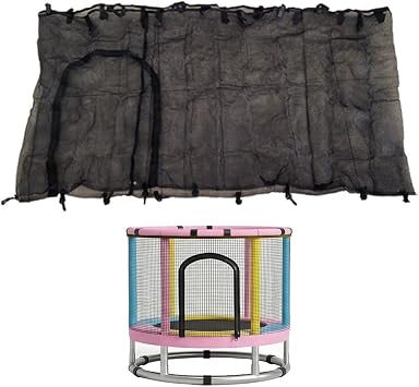 Trampoline Safety Net, 48" 55" 60" Trampoline Replacement Net Accessories, Tear Resistant Kids Protective Fences