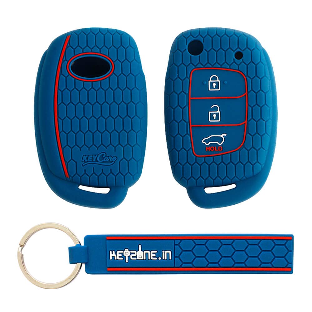 keyzone Keycare Silicone Key Cover For Hyundai Venue, Creta, Aura ...