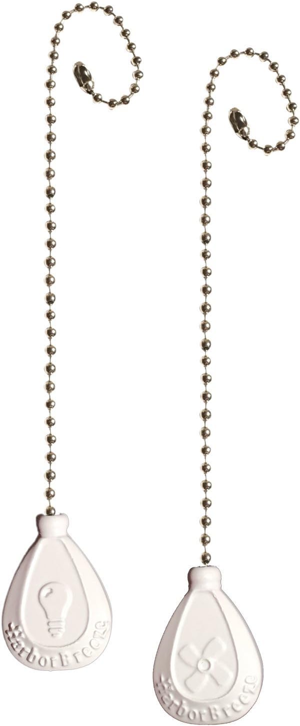 Harbor Breeze 2-Pack White Pull Chain
