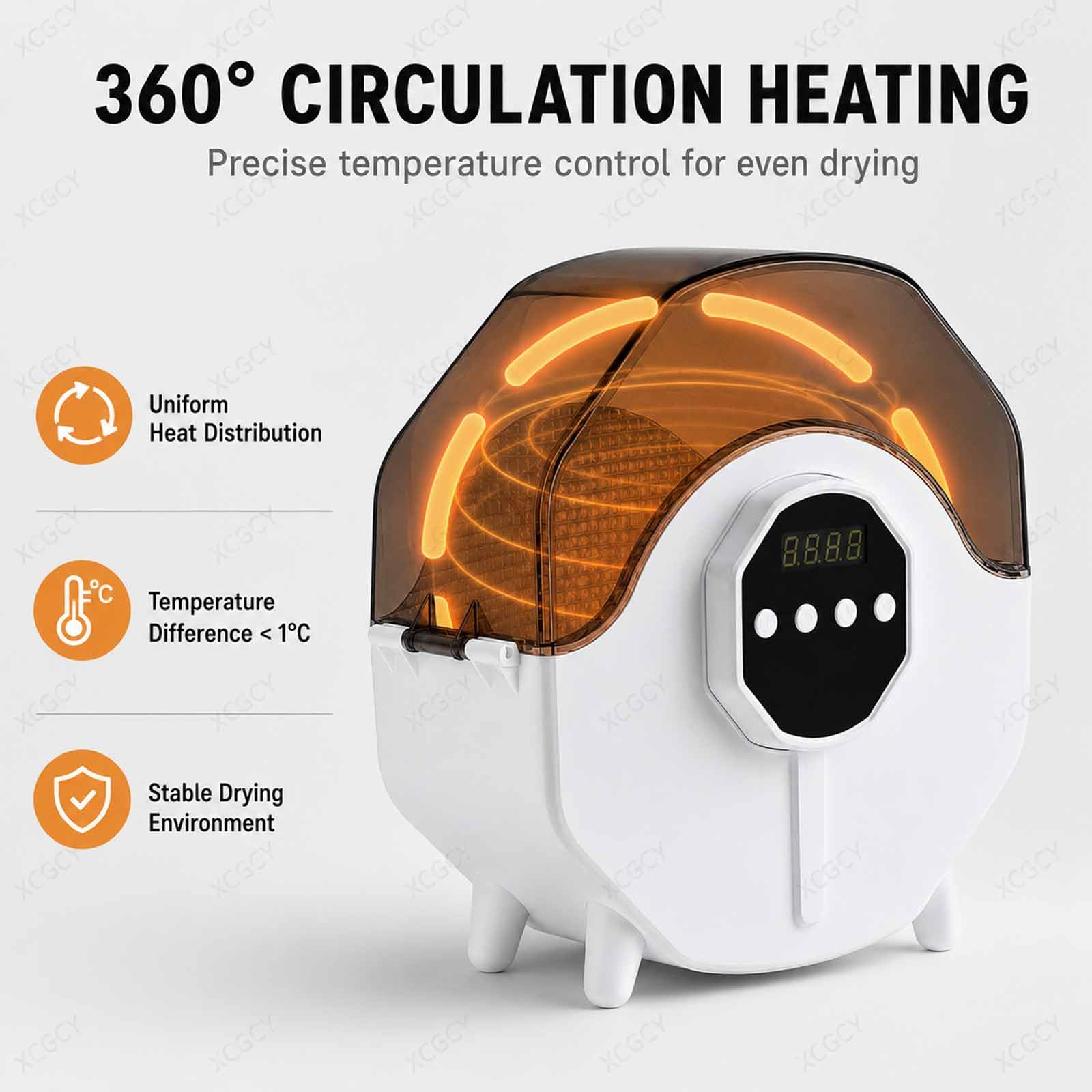 Deshidratador De Filamento Para Impresora 3d, Caja Secadora De Filamento Para Bobina De 1 Kg, Secado Durante La Impresión, 35–70 °c, Para Pla, Abs, Petg, Pva, Pa Y Pc De 1,75/2,85/3,0 Mm