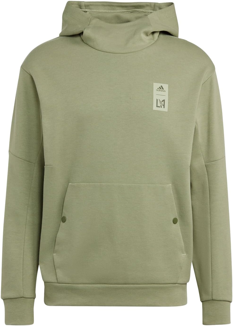 olive green adidas hoodie mens