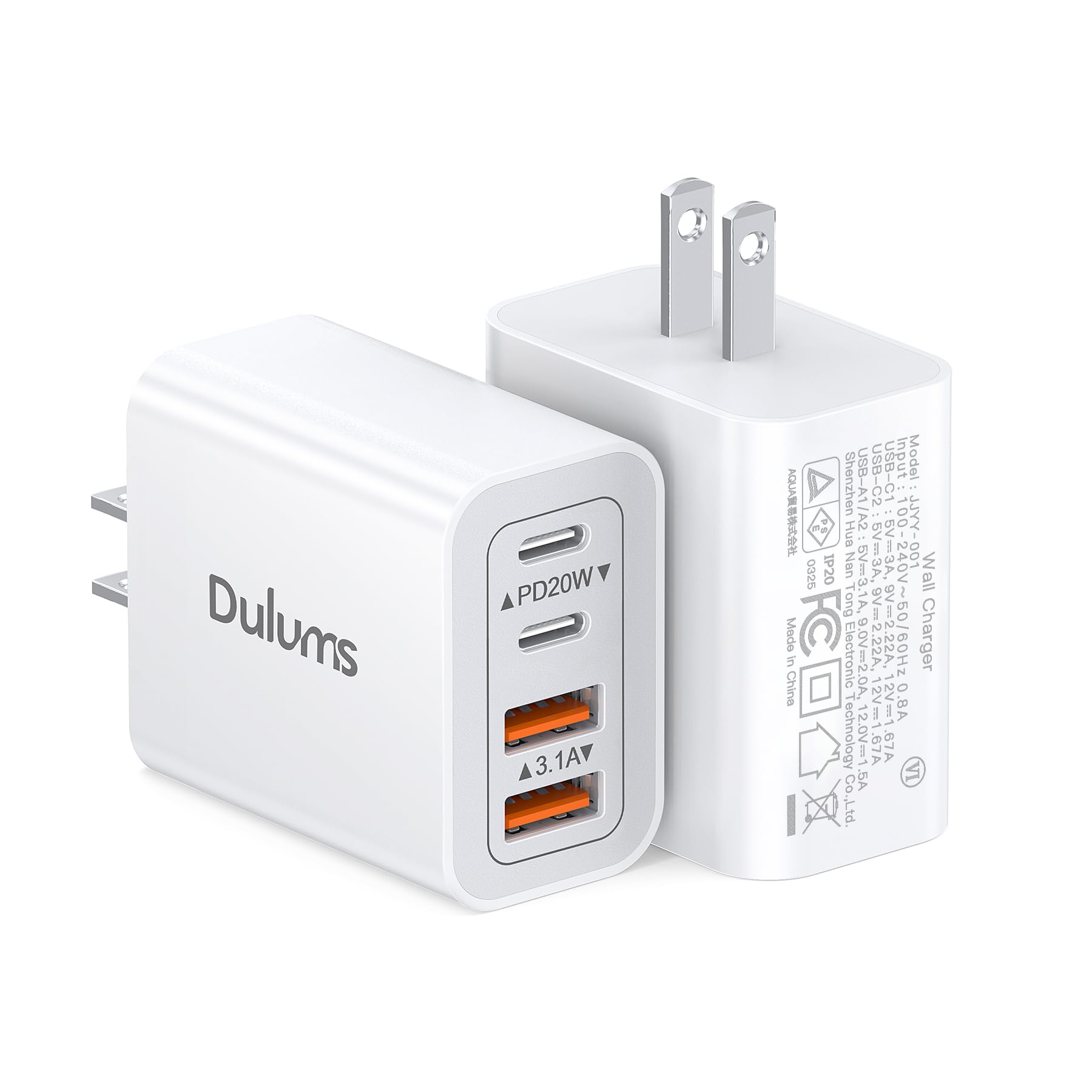 Amazon | 【二個装】合計40W iPhone 17急速充電器 USB Amazon | 【二個装】合計40W iPhone 17急速充電器 USB