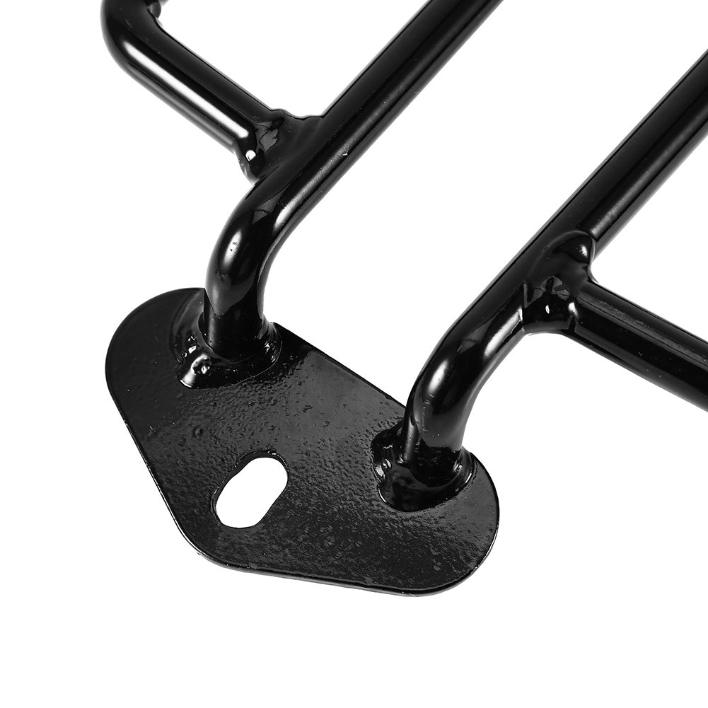 Portapacchi moto, Qiilu QL39008 Portabagagli posteriore portabagagli posteriore per XL883 / 1200 X48 2004-16