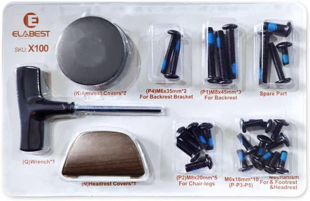 ELABEST Toolkits for Office Chair, Replacement Toolkits, for Different Models (ELX100WG-W)