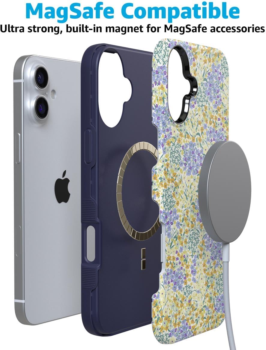 Casely iPhone 16 Case | Dream Garden | Cottagecore | Bold Protective Design | Compatible with MagSafe - Image 7