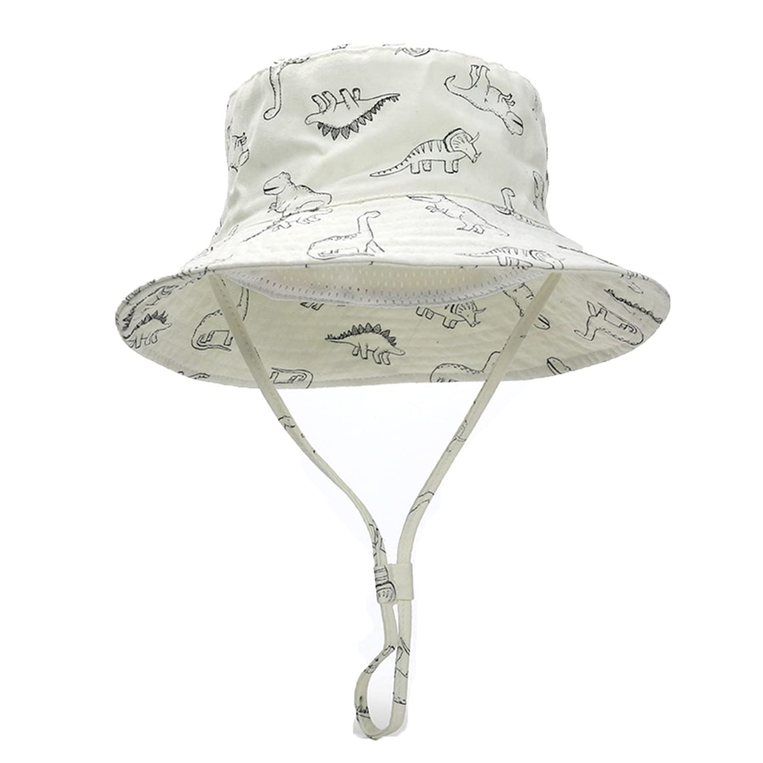 Magwave Unisexo Bebé Niña Niño Sombrero de Sol Verano Algodón Ajustable Pescador Gorra Protección de Sol Anti UV para Exteriores UPF 50+