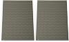 Edsal - BCP4870G - EDSAL Louvered Panel: 32 in x 22 in x 12 in, 1 Sides, 0 Bins, Gray, 100 lb Whole Unit Load Capacity