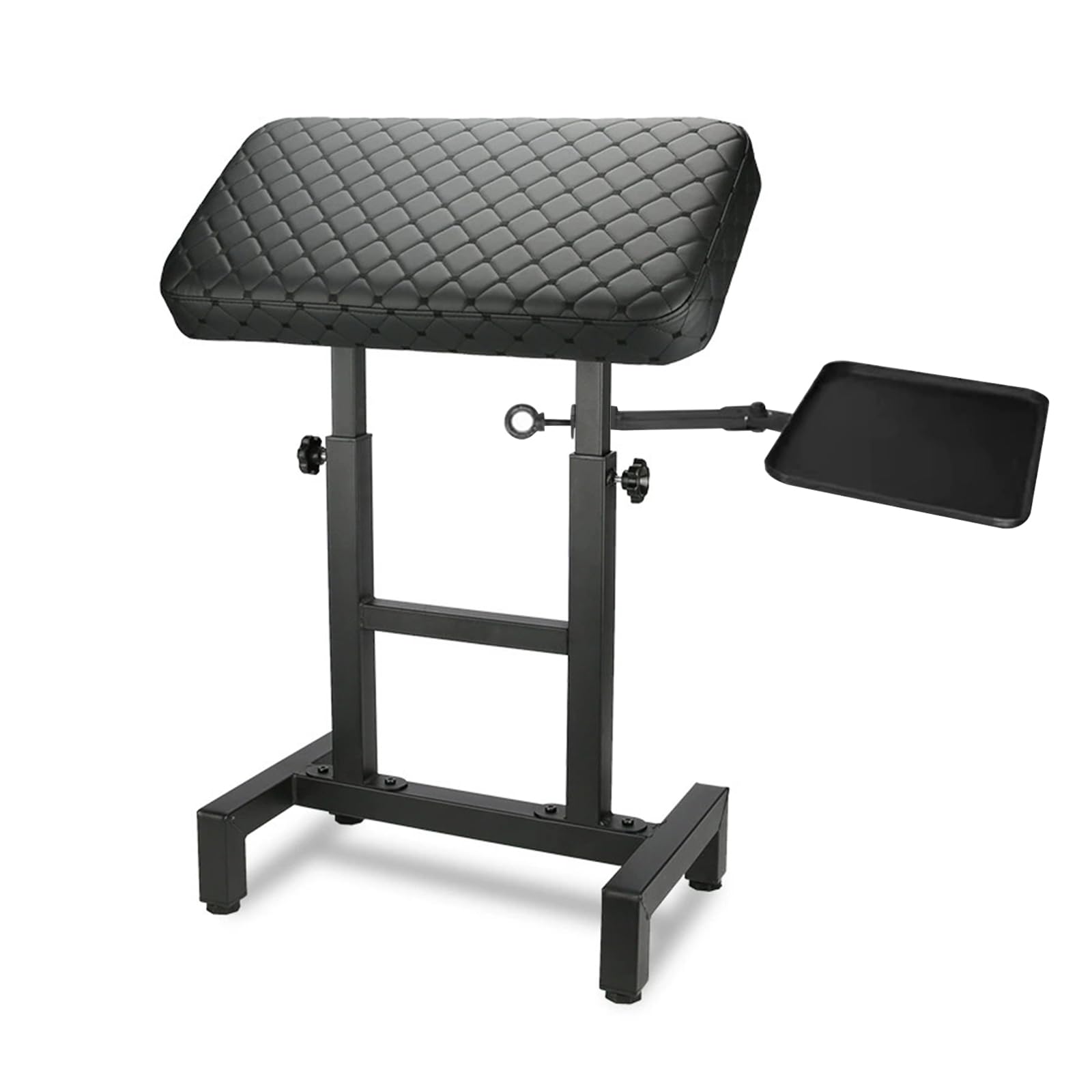 LIROPAU Tattoo Armrest Stand mit Tablett, Höhen und Neigungsverstellung | Tattoo-Armlehne mit rutschfester Unterseite für Studio- und Salon-Tattoos