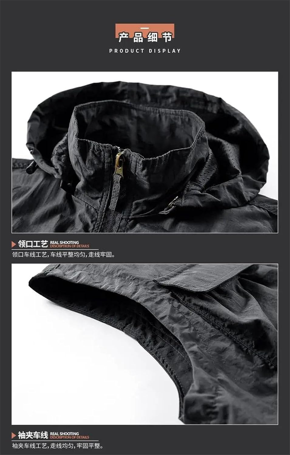 Men's Hooded Multi Pocket Fishing Mountaineering Print Vest