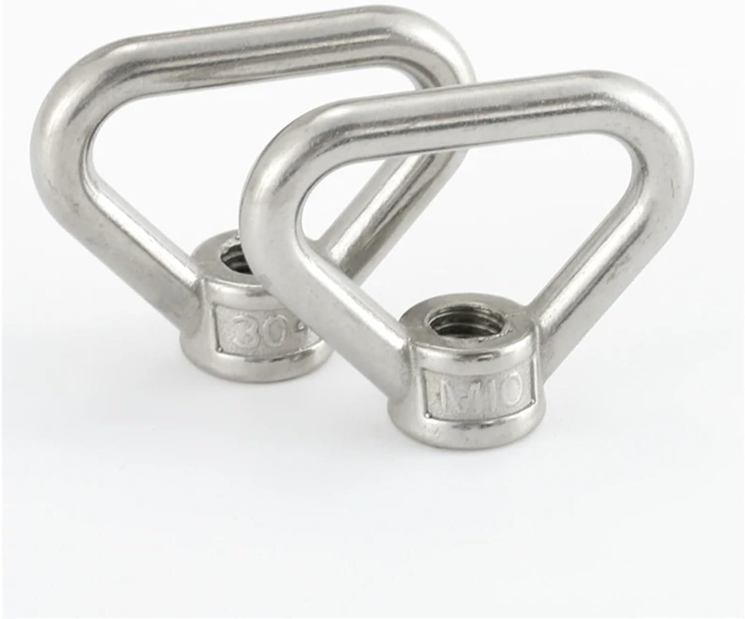 Triangle Ring nut M3 M4 M5 M6 M8 M10 M12 M14 M16 M18 M20 M24 304 Stainless Steel Lifting Eye Nut Round/Triangle Nuts Marine Lifting Eye Nut (Color : Triangle Ring, Size : M24-1pcs)