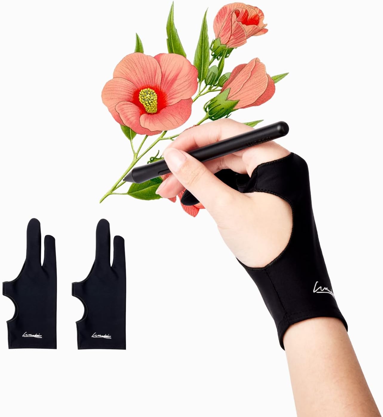 Digital Drawing Glove 2 Pack,Artist Glove for Drawing Tablet,ipad