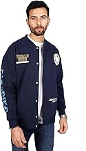 FIREWOOD print world sw jacket - D.Blue XL