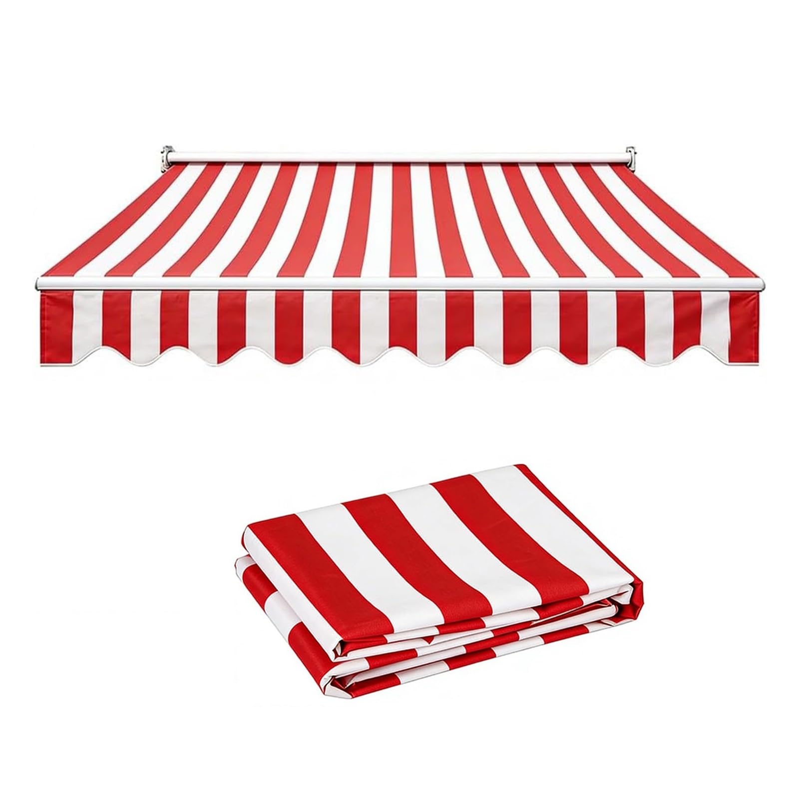 Tenda da Sole in Tessuto (Senza Telaio), Telo di Ricambio per Tenda Parasole Retrattile, Copertura Impermeabile/Senza Telaio/Protezione UV Telo per Tenda da Sole