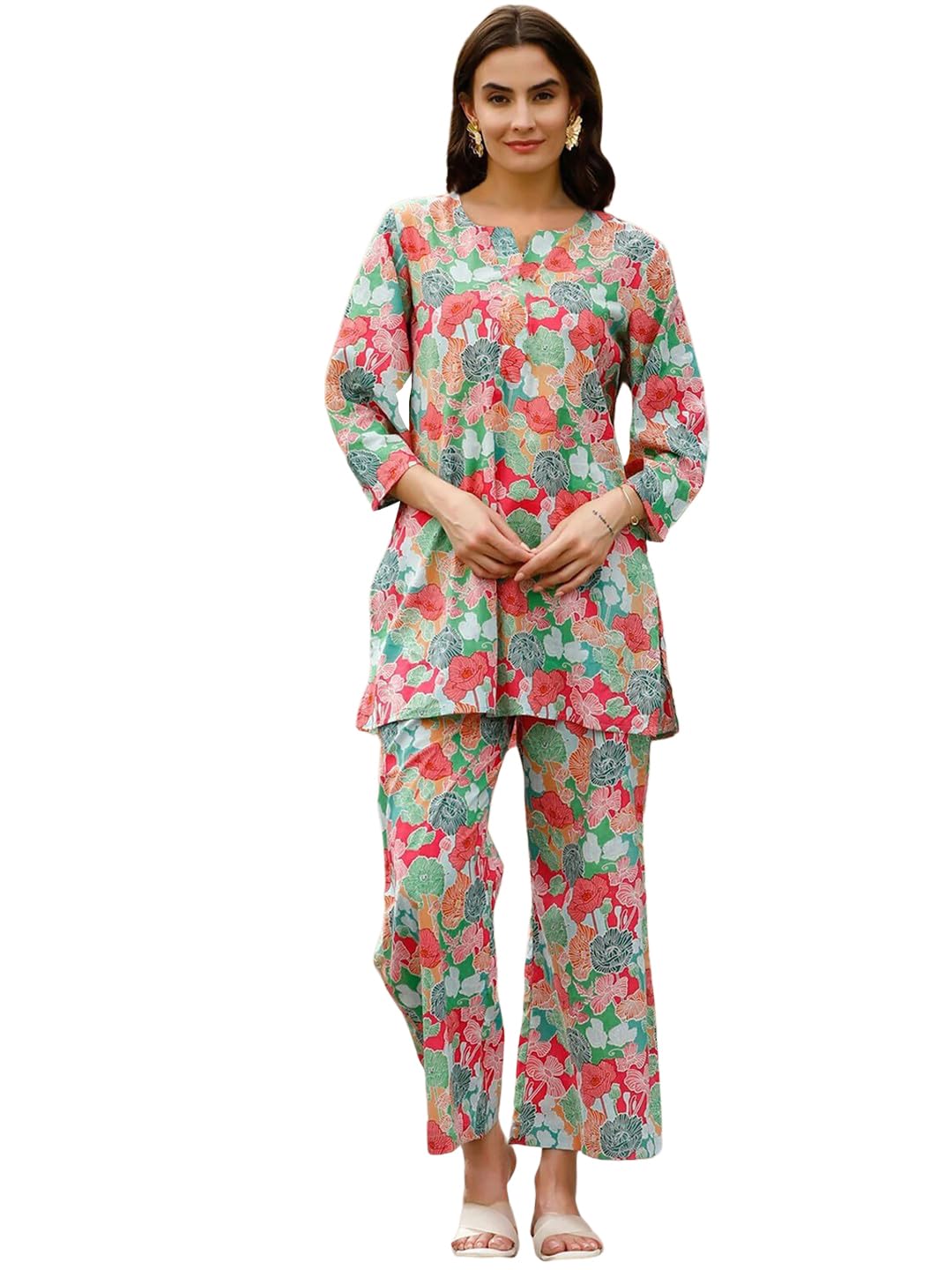 Tee Projekt Co Ord Set For Women Stylish | Ethnic Co Ord Set For Women Multicolour