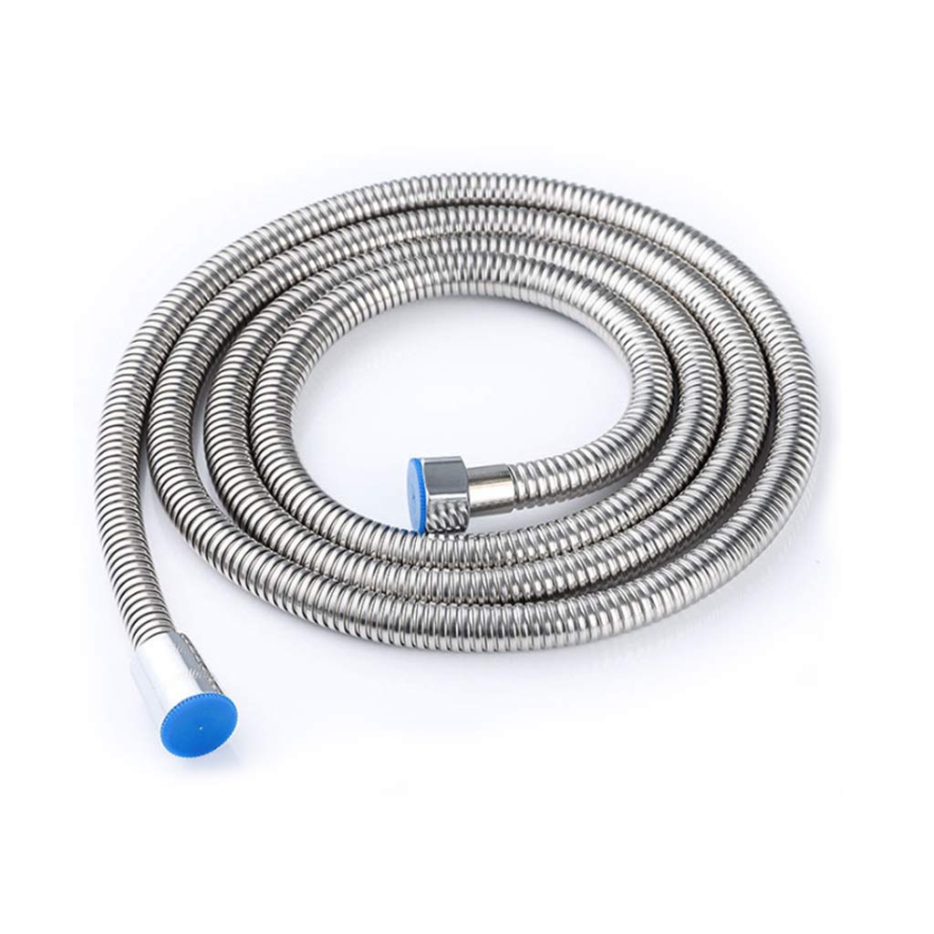 QUNINE Brauseschlauch 1,5 2 m Universal-Heimbrauseschlauch 2019 Edelstahl-weiches Duschrohr Silberfarbe Gemeinsames Flexibles Badezimmerwasser (2 m) (2 m) (2 m)