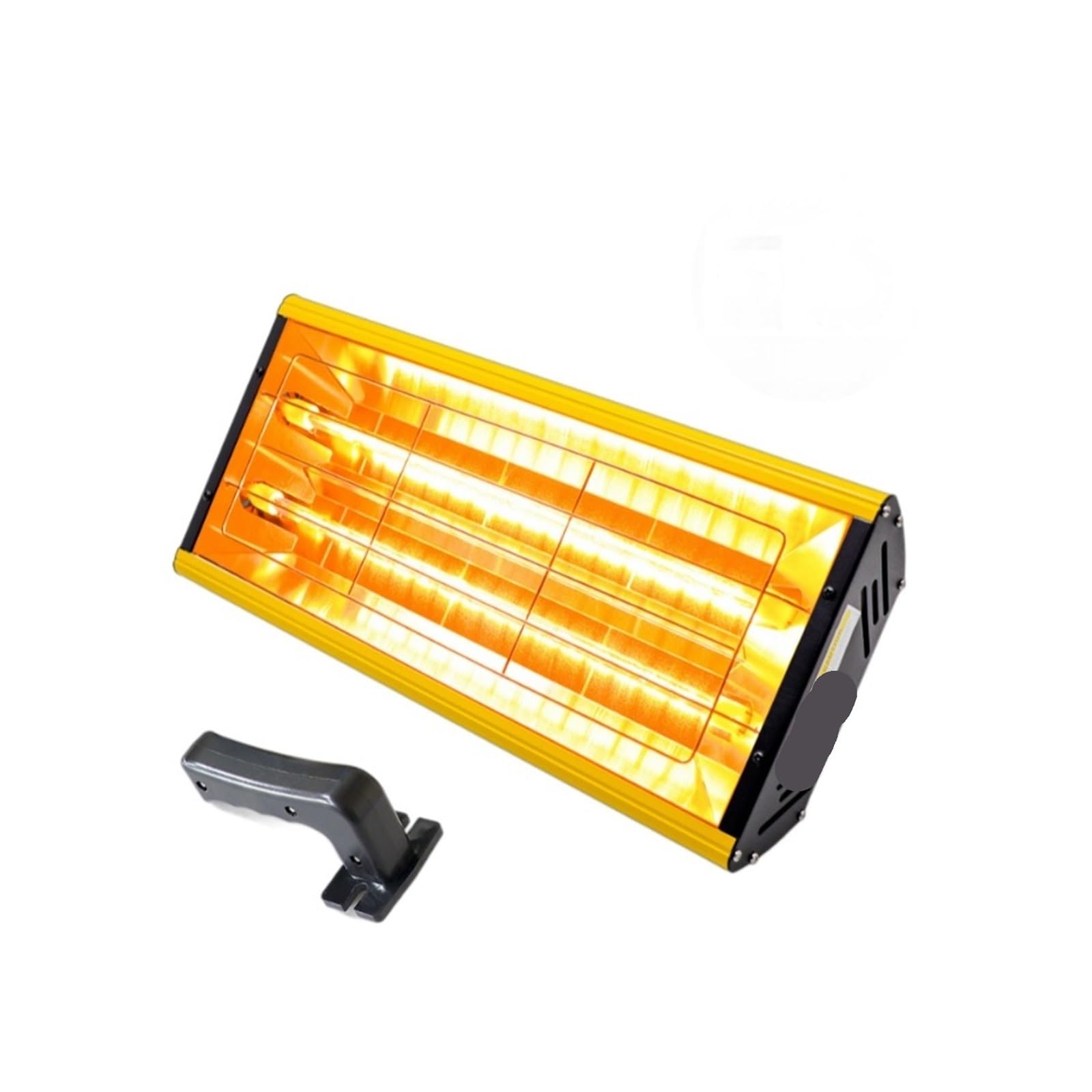 Mthckxjbsuz 1 Infrared Paint Lamp, Movable Infrared Paint Lamp Shortwave Heating For Automotive, Furniture, Metal, Plastic, Spray Booth, Repair Coating