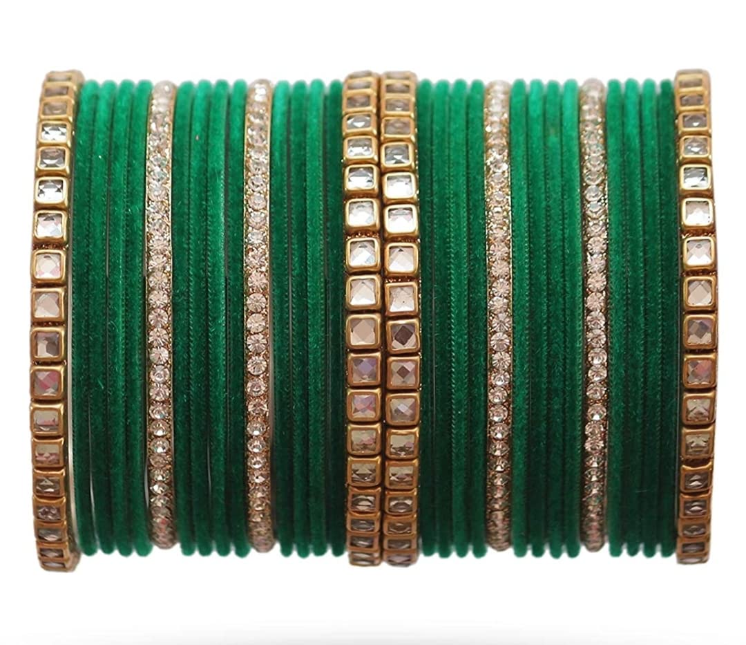 See full amazon price history chart for MIRAYA Stylish & Elegant Metal Velvet Bangle And Jaipuri Lakh Stone Bangle For Women and Girls(Velvet Bangles-Dgreen-2.4) MIRAYA Stylish & Elegant Metal Velvet Bangle And Jaipuri Lakh Stone Bangle For Women and Girls(Velvet Bangles-Dgreen-2.4) (B09TH8BGH4) Amazon Price History, Amazon Price Tracker