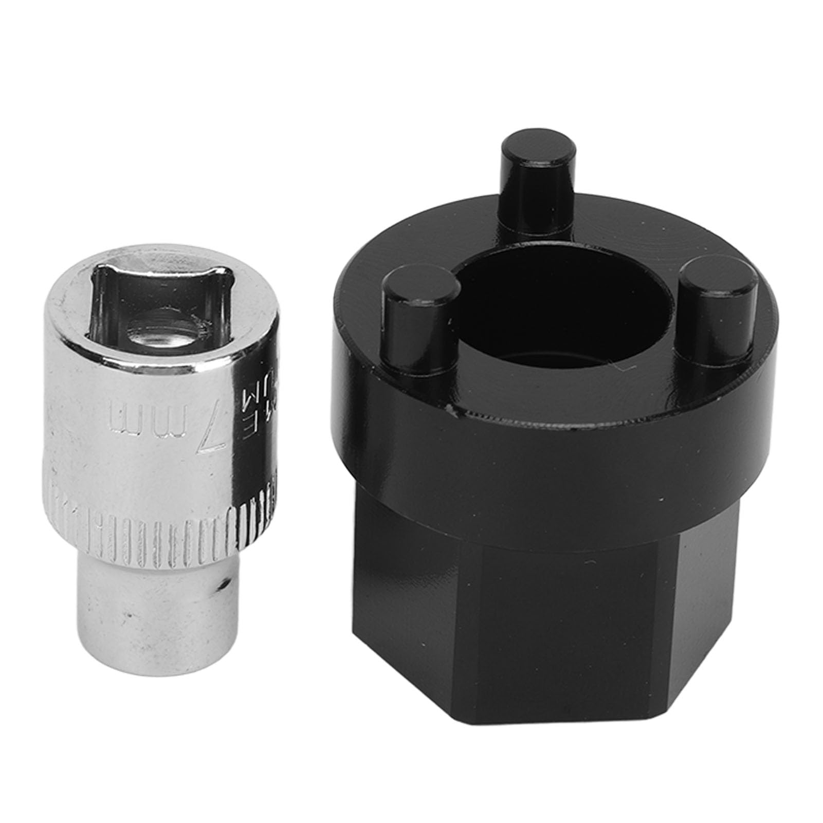 Extracteur de Moyeu D'Embrayage de Compresseur AC, Outil de Démontage de Moyeu D'Embrayage de Compresseur A/C avec Douille de 7 Mm, Entraînement 3/8 Pouces pour Compresseurs sans